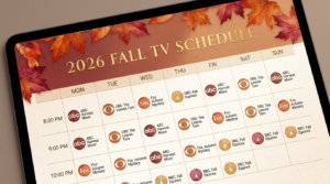2026 fall TV schedule